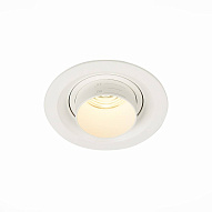 ST701.538.07 Св-к встр. Zoom Белый LED 1*7W 3000K 560Lm Ra 15°-60° IP20 D90xH65 170-240V Встраиваемые светильники 500_191_2952671